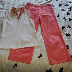 Casual Corner Capri and Sleeveless Top Set